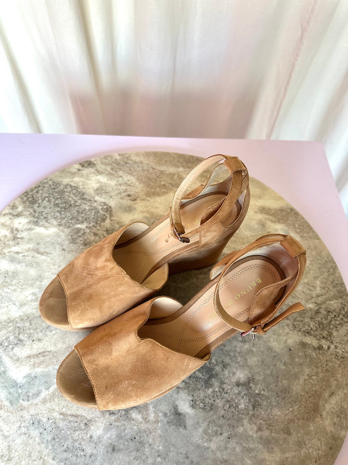 Sleehakken Bruno Premi camel maat 40