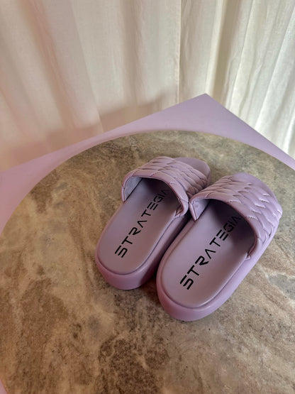 Slippers Strategia lila maat 36