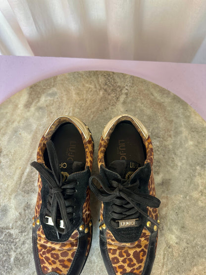 Sneakers Liu Jo studs panterprint bruin,zwart maat 37