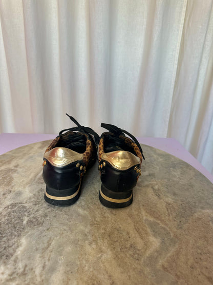 Sneakers Liu Jo studs panterprint bruin,zwart maat 37