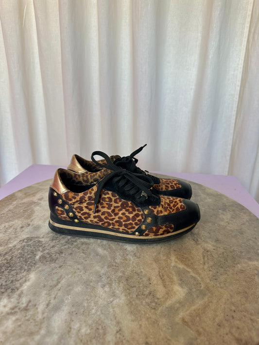 Sneakers Liu Jo studs panterprint bruin,zwart maat 37