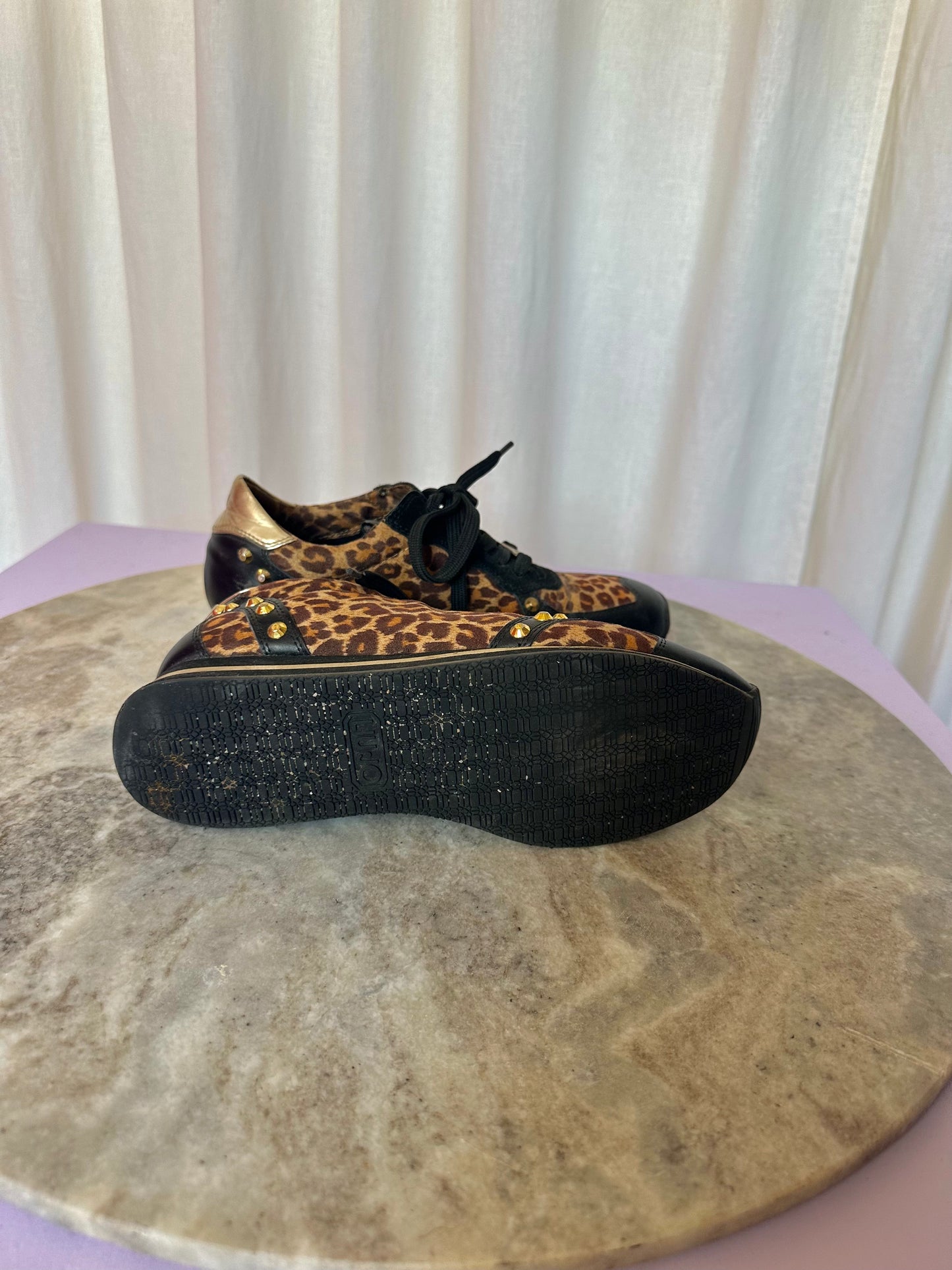 Sneakers Liu Jo studs panterprint bruin,zwart maat 37