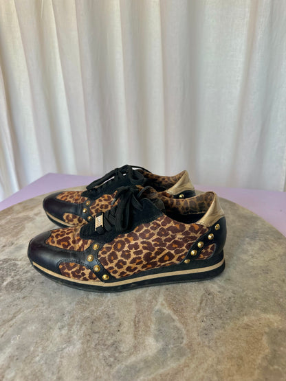 Sneakers Liu Jo studs panterprint bruin,zwart maat 37