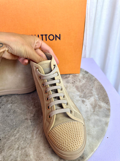 Sneakers Louis Vuitton beige, goud - Maat 36
