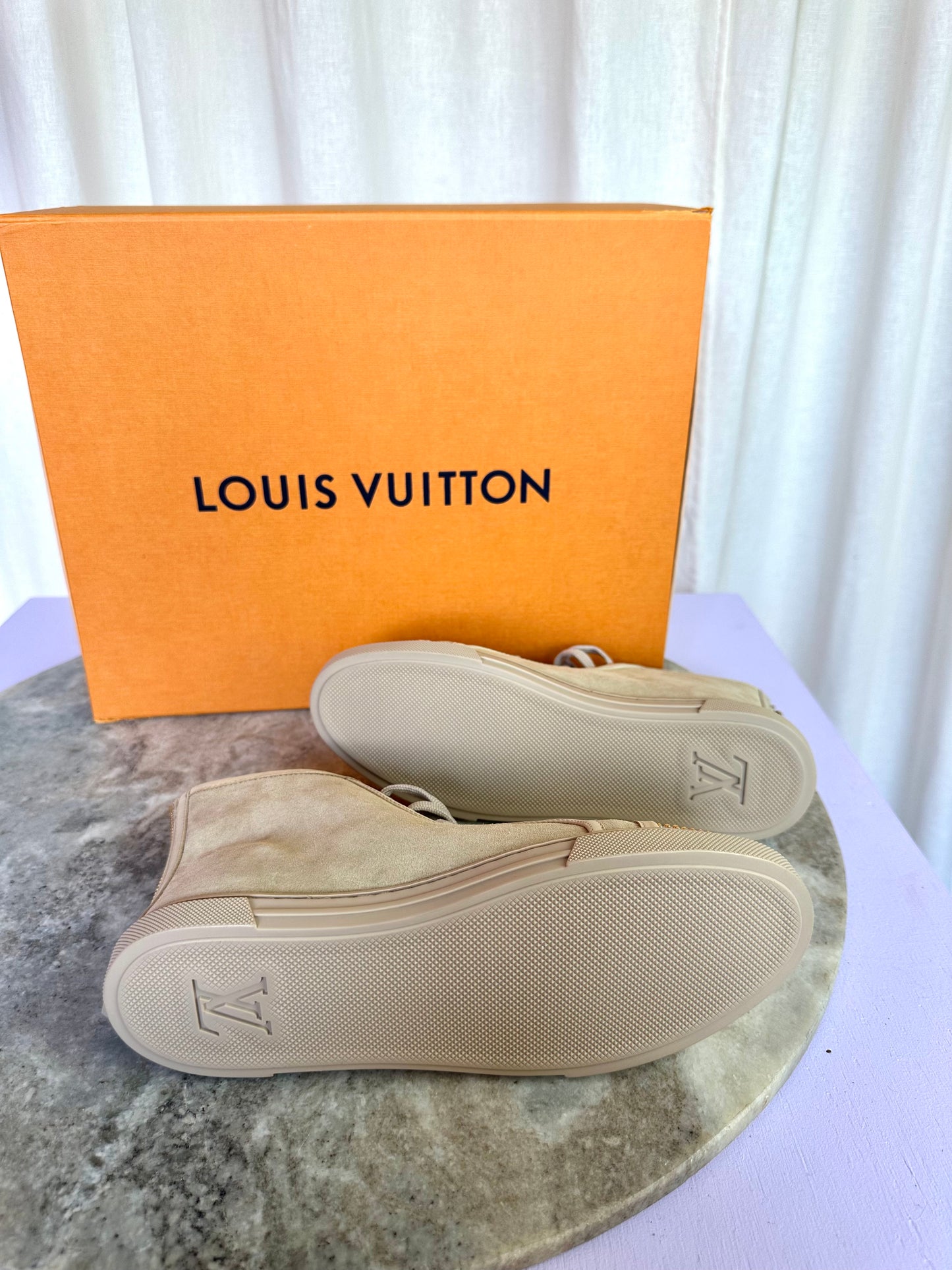 Sneakers Louis Vuitton beige, goud - Maat 36