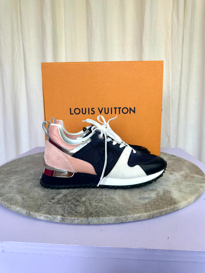 Sneakers Louis Vuitton donkerblauw/roze - Maat 35,5