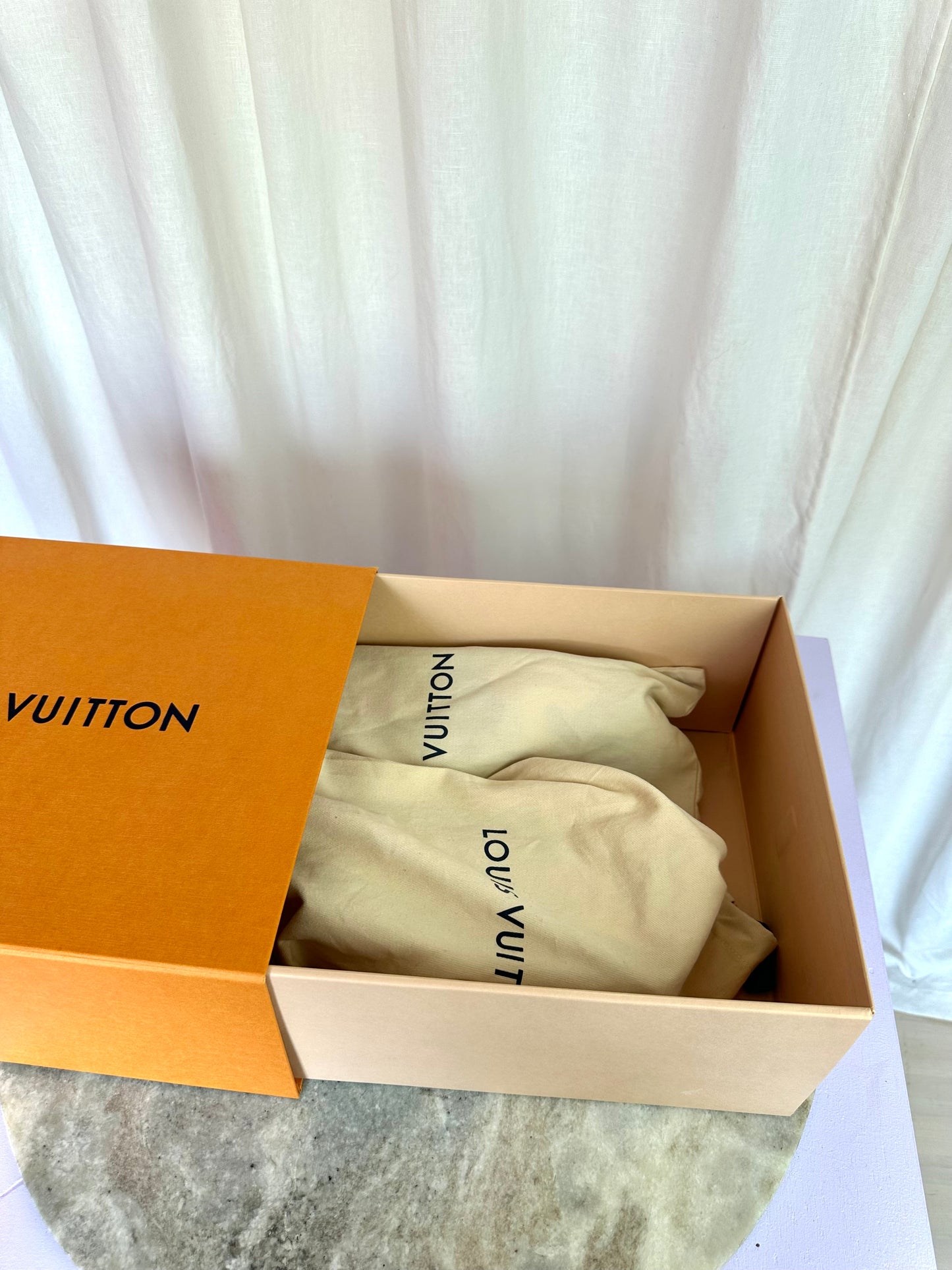 Sneakers Louis Vuitton donkerblauw/roze - Maat 35,5