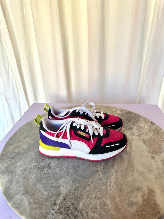 Sneakers Puma roze,paars,lime maat 36
