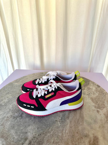 Sneakers Puma roze,paars,lime maat 36