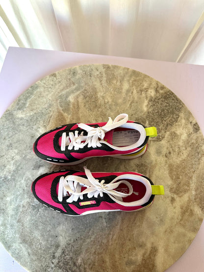Sneakers Puma roze,paars,lime maat 36