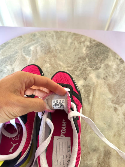 Sneakers Puma roze,paars,lime maat 36