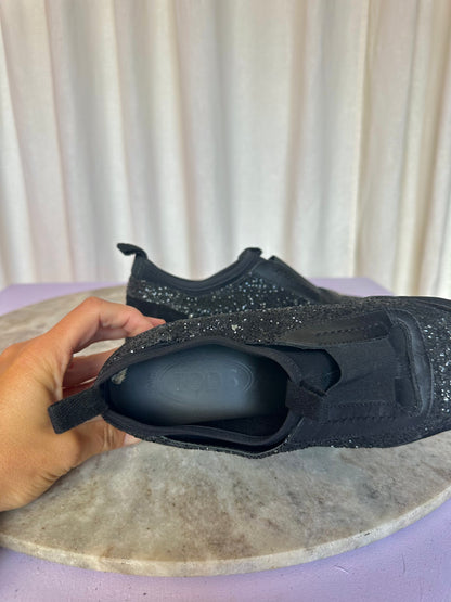 Sneakers Tod’s tennis basket stretch glitters zwart maat 37