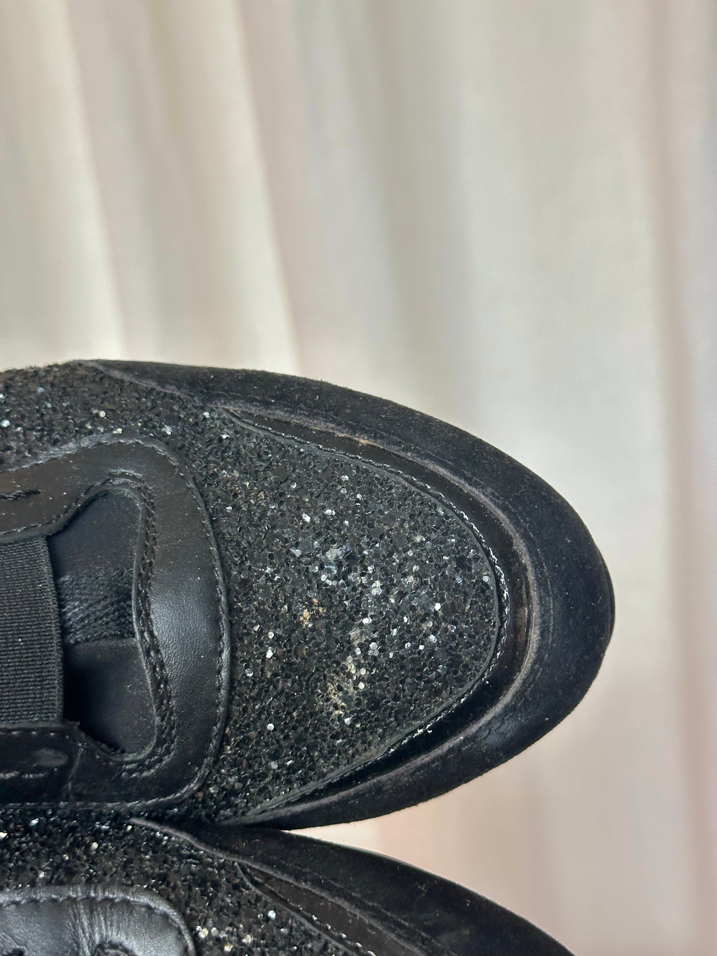 Sneakers Tod’s tennis basket stretch glitters zwart maat 37