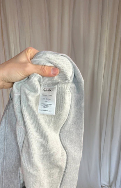 Sweater Lala Berlin lichtgrijs maat S