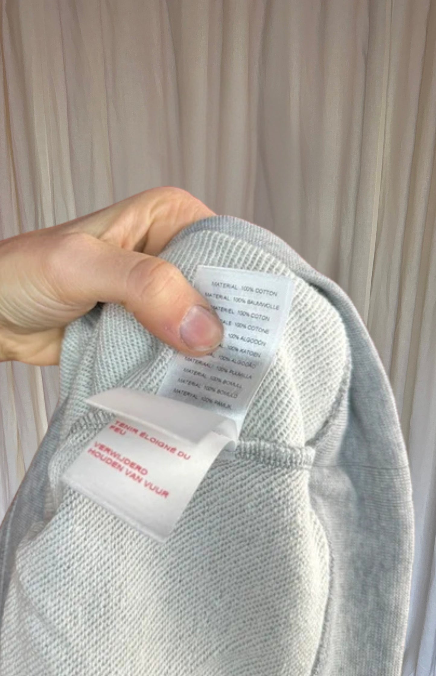Sweater Lala Berlin lichtgrijs maat S