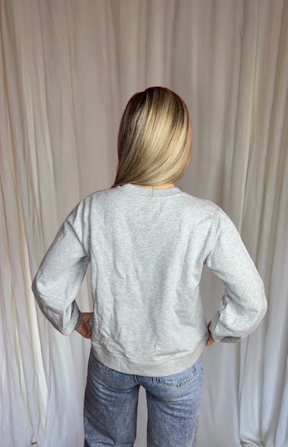 Sweater Lala Berlin lichtgrijs maat S