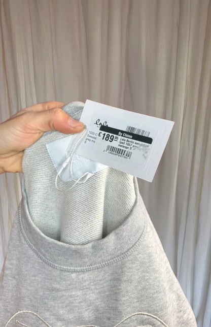 Sweater Lala Berlin lichtgrijs maat S