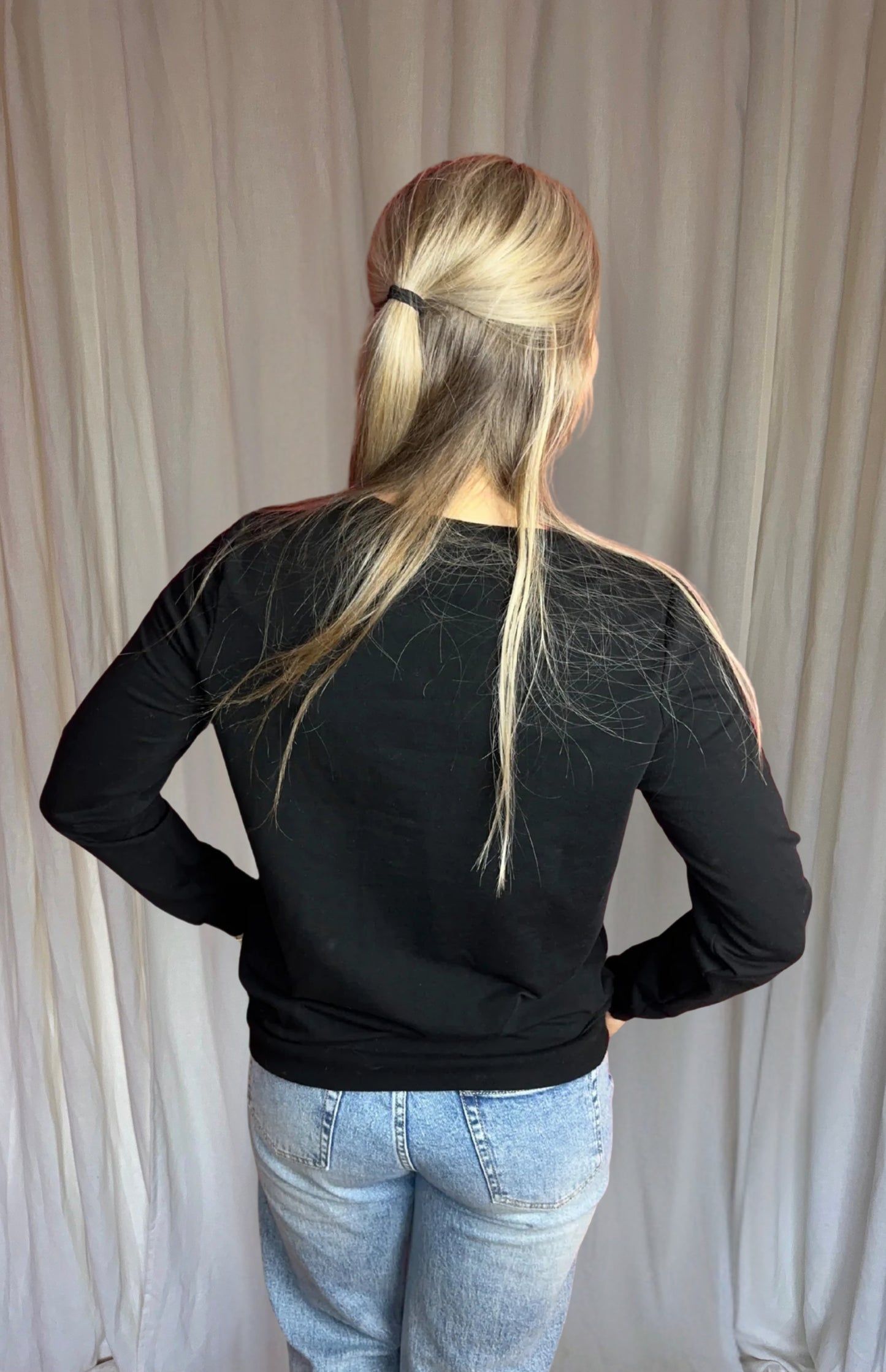 Sweater Liu Jo zwart, goud maat S