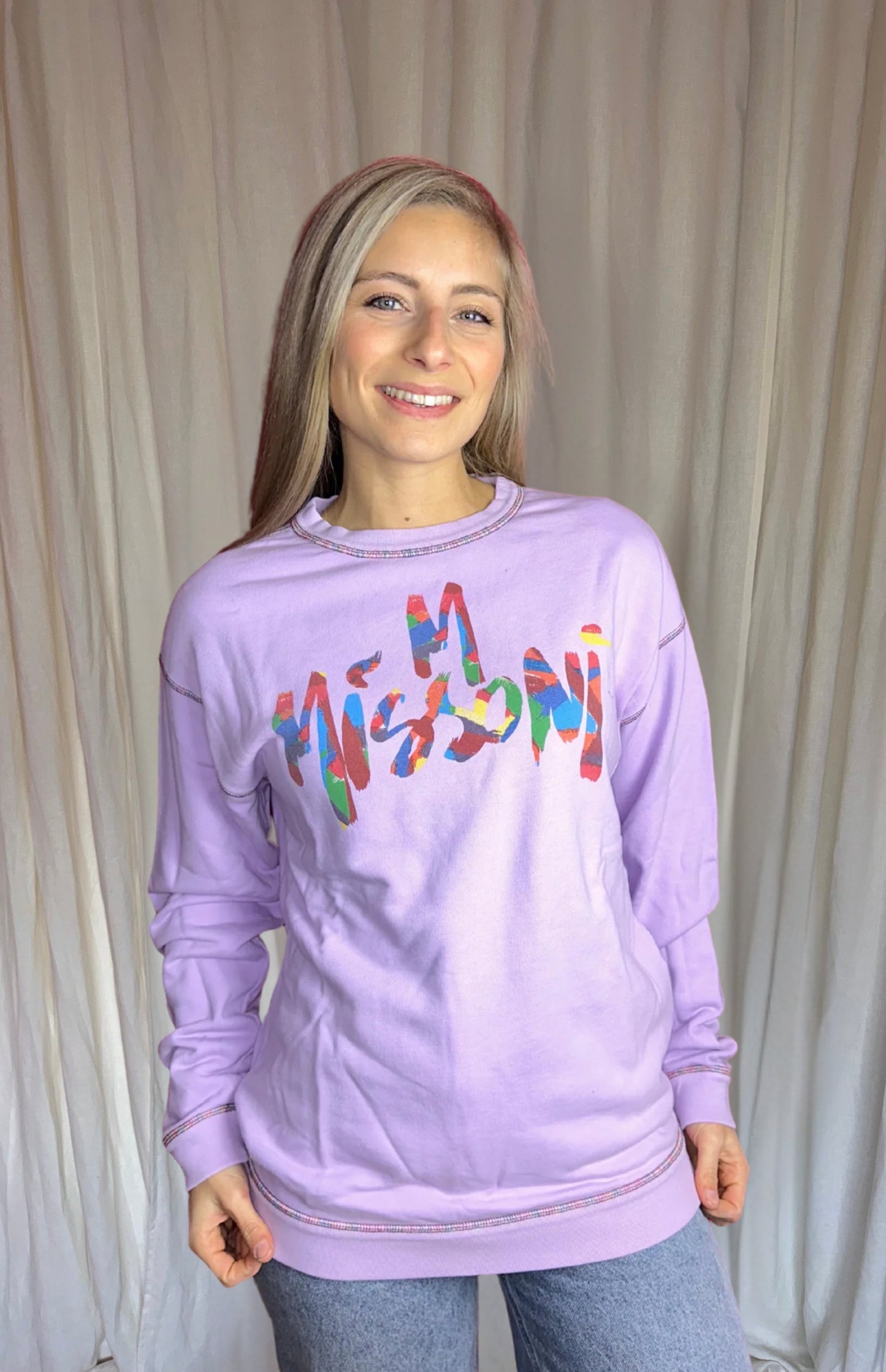 Sweater Missoni lila maat S