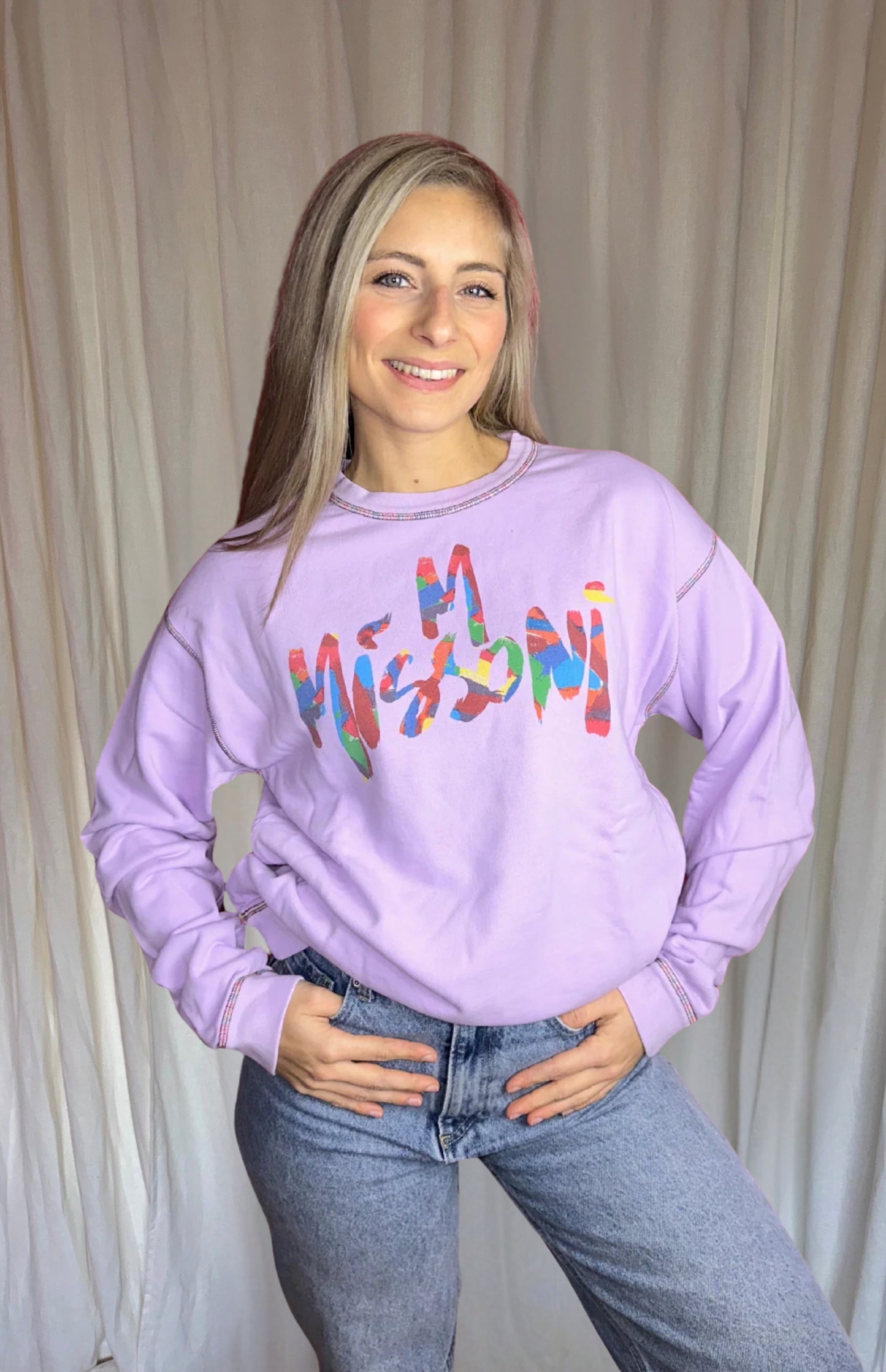 Sweater Missoni lila maat S
