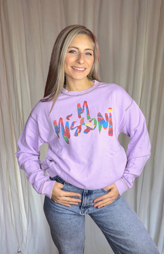 Sweater Missoni lila maat S