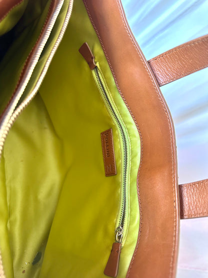 Tas Pollini leer bruin