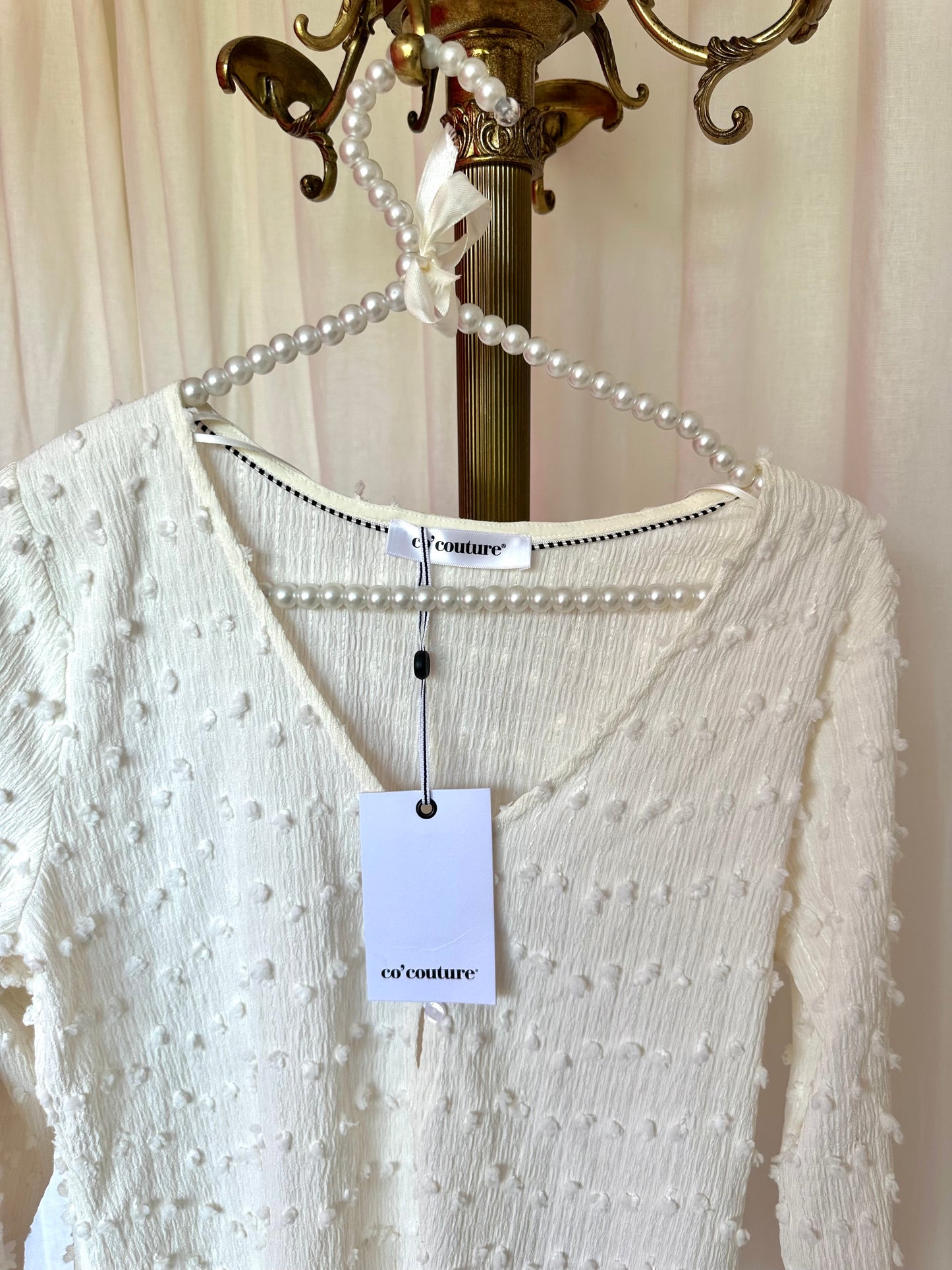 Top Co’couture creme maat S