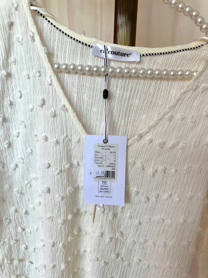 Top Co’couture creme maat S