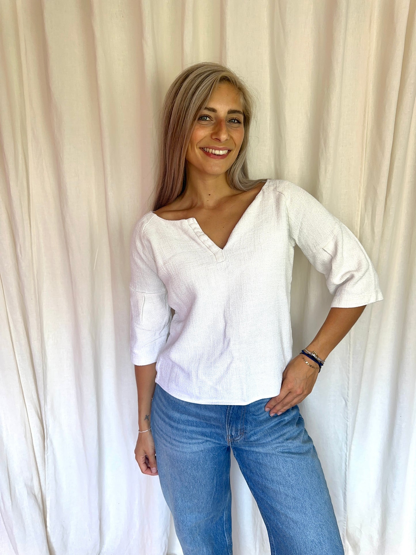 Top Humanoid crème maat S