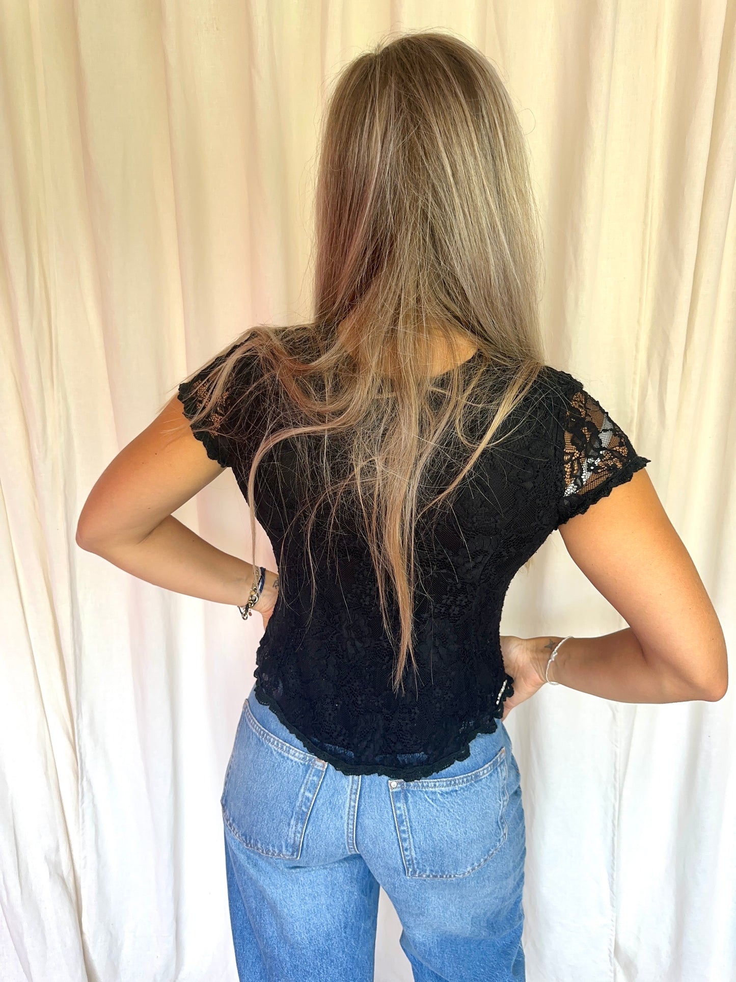 Top Jacky Luxury kant zwart maat S