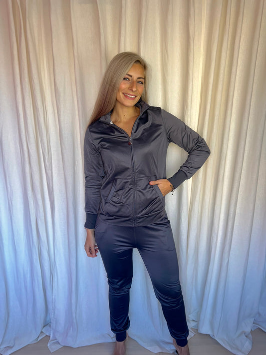 Trainingspak (Vest+Broek) Armani glitters donkergrijs maat M
