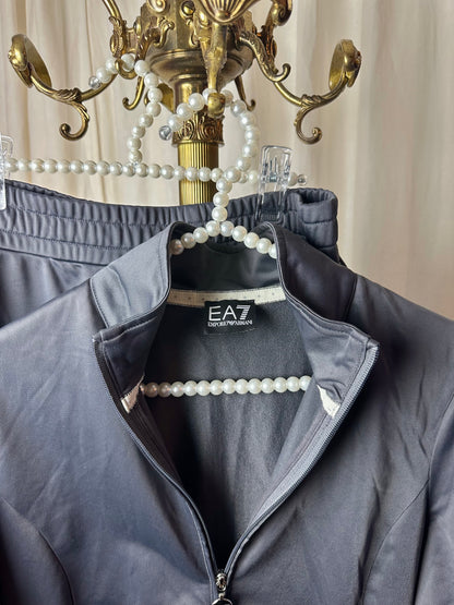 Trainingspak (Vest+Broek) Armani glitters donkergrijs maat M
