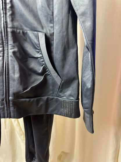 Trainingspak (Vest+Broek) Armani glitters donkergrijs maat M