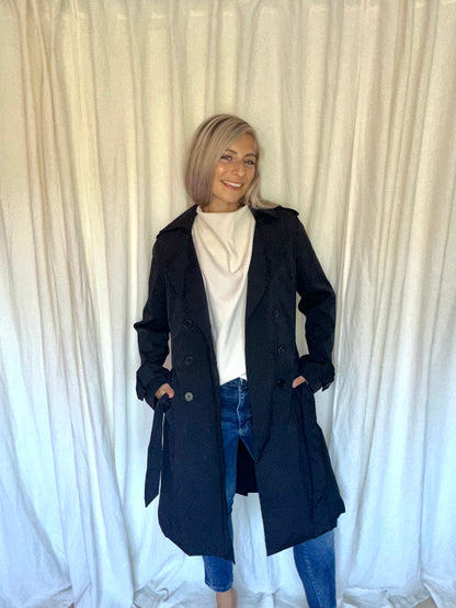 Trenchcoat Inwear donkerblauw - Maat 38