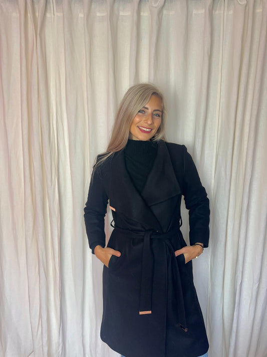Trenchcoat Ted Baker zwart - Maat 3