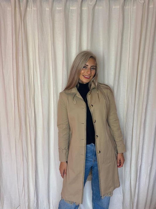 Trenchcoat Twinset Khaki - Maat L