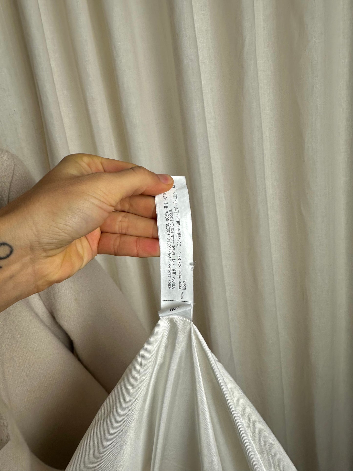 Trenchcoat Zara Manteco beige maat M