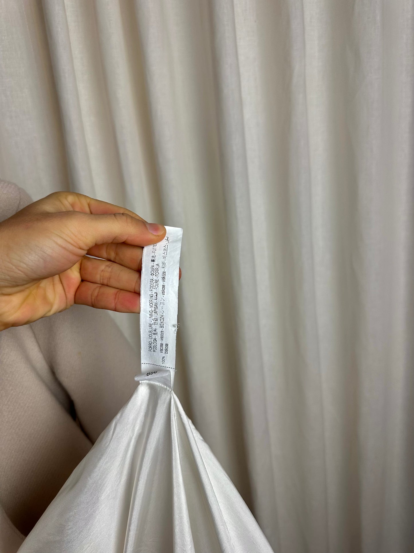 Trenchcoat Zara Manteco beige maat M