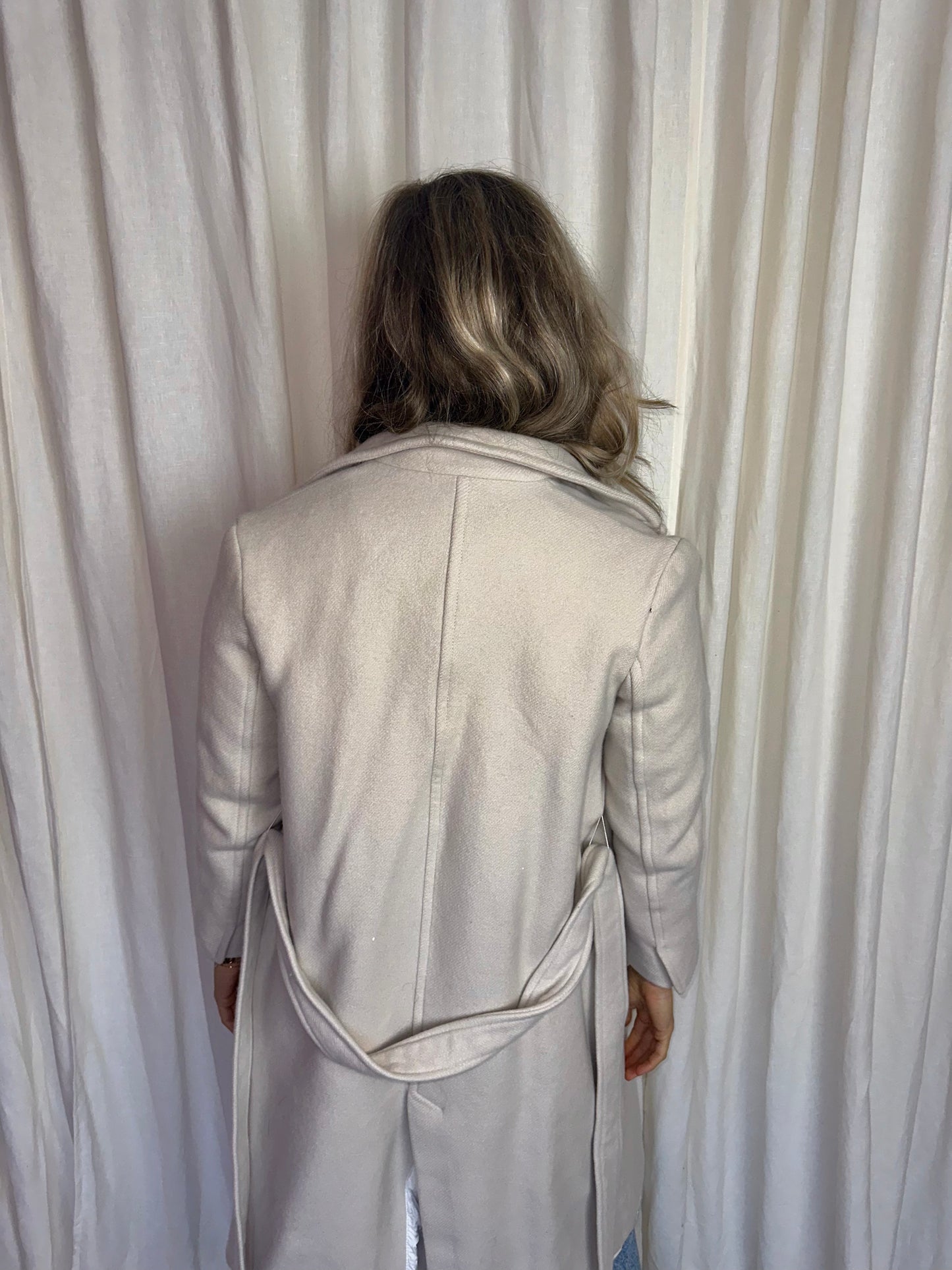 Trenchcoat Zara Manteco beige maat M