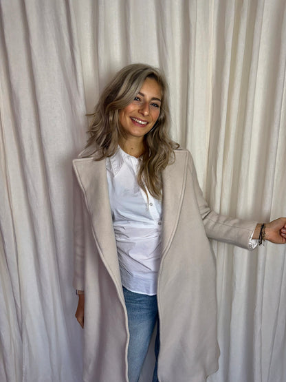 Trenchcoat Zara Manteco beige maat M