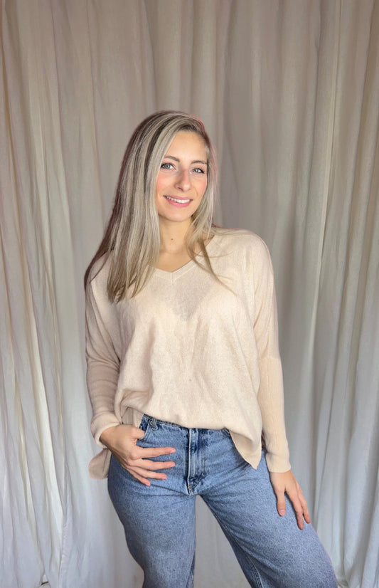 Pull beige Absolut Cashmere
