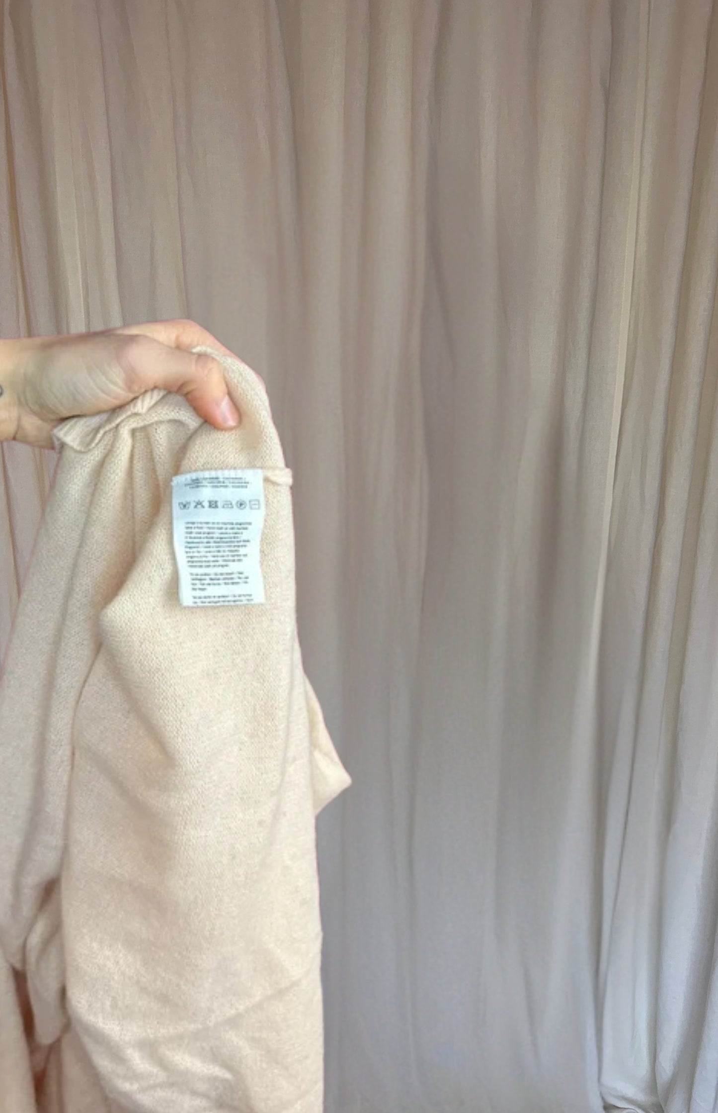 Trui Absolut Cashmere beige maat S