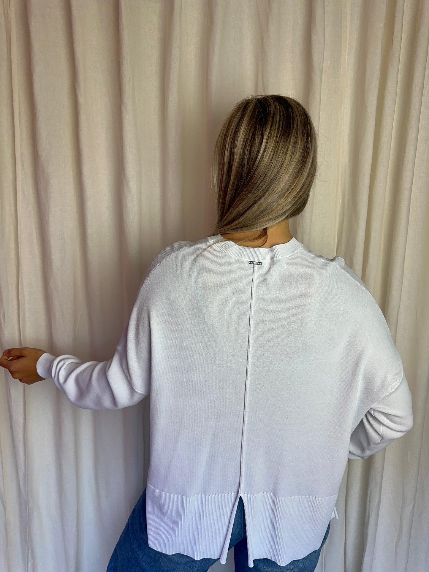 Trui Liu Jo wit basic - maat S (36)