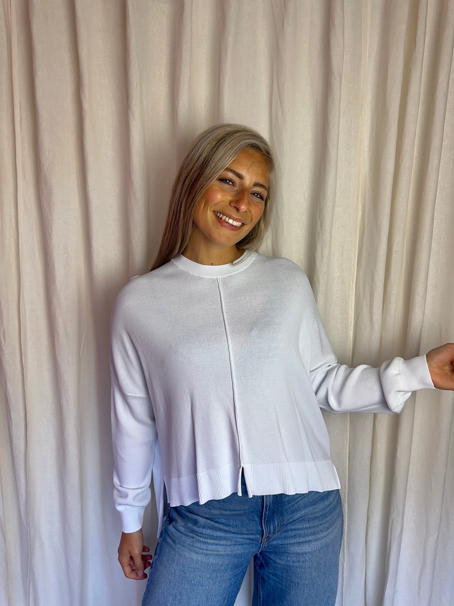 Trui Liu Jo wit basic - maat S (36)