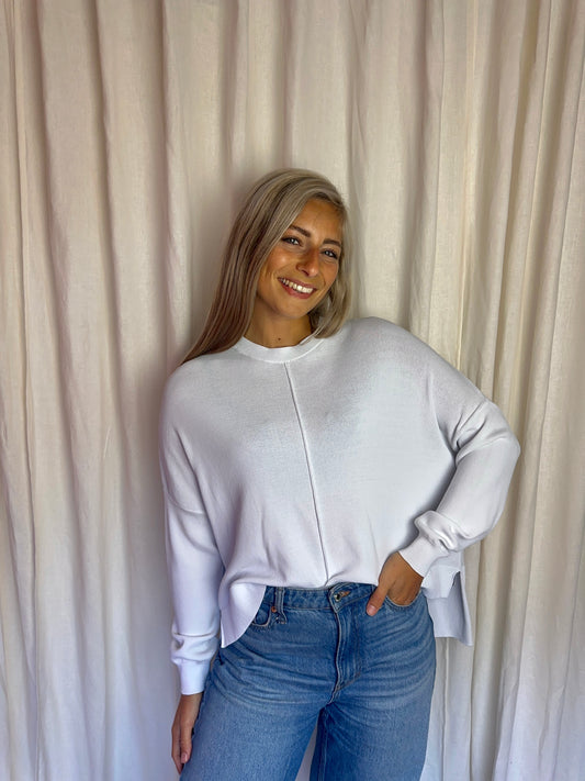 Trui Liu Jo wit basic - maat S (36)