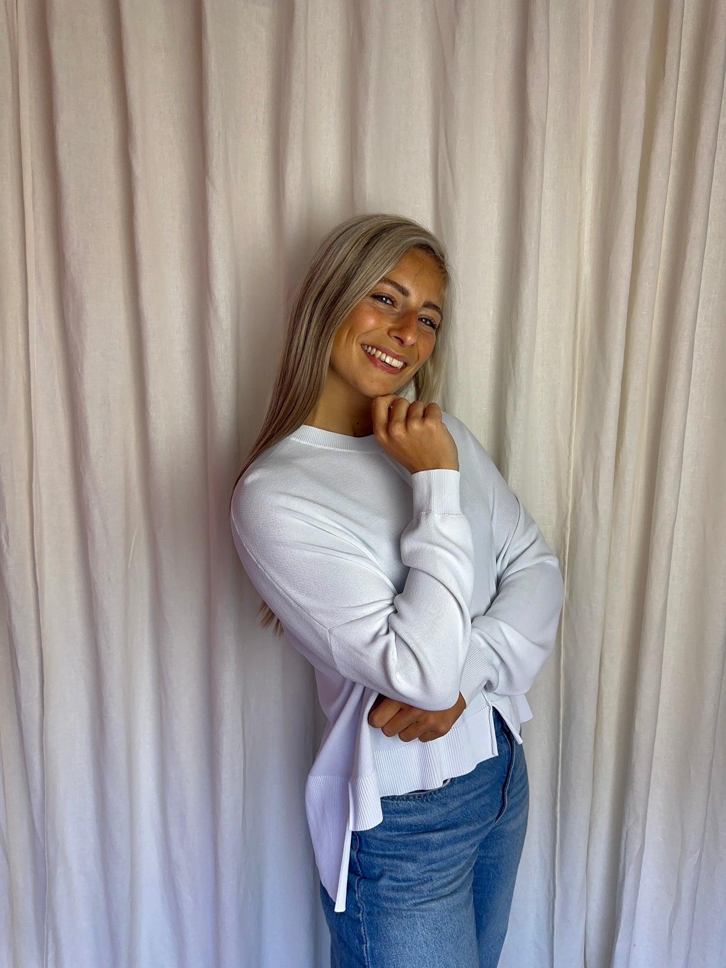 Trui Liu Jo wit basic - maat S (36)