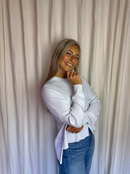 Trui Liu Jo wit basic - maat S (36)