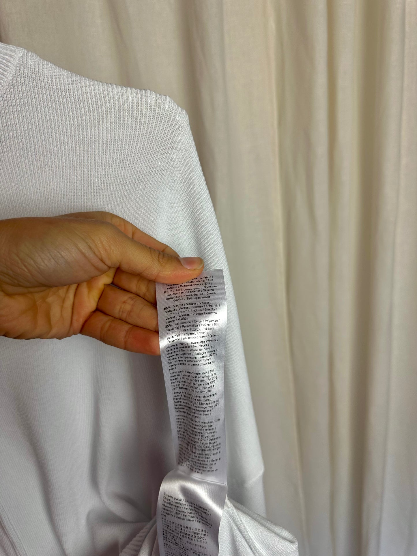 Trui Liu Jo wit basic - maat S (36)