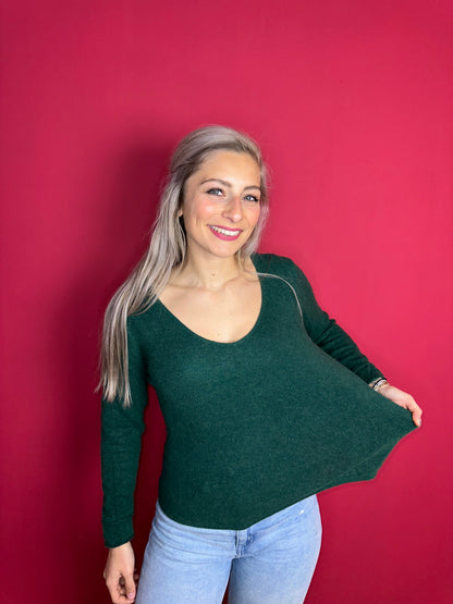 Trui Notshy flessengroen - Maat L