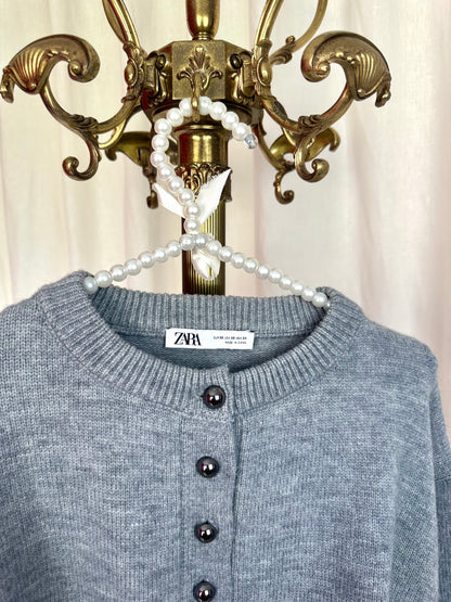 Trui Zara cropped grijs maat XS